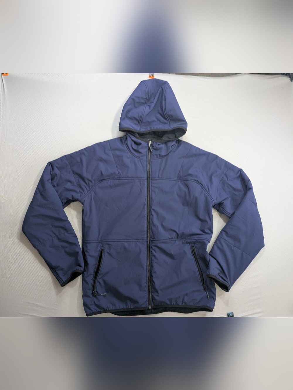 Beyond Clothing Stretch Alpha Sweater Jacket Navy Men’s Large Jacket